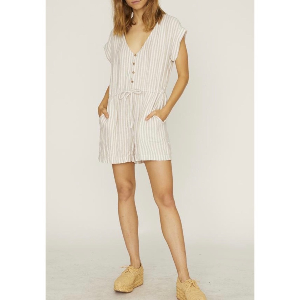Sanctuary -  Romper Sand Valley Stripe Romper